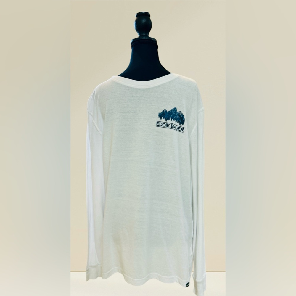 Eddie Bauer White Long Sleeve Shirt